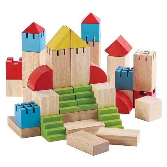 Plan Toys Creative Wooden Blocks, classic - Picture 1 of 8